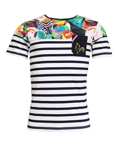 T-shirt Marinière Tekori Maori - Joe Tekori