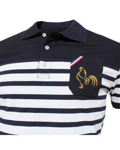 Polo de rugby Marinière France