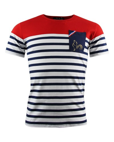 T-shirt rugby Marinière France