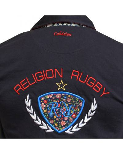 T-shirt de rugby Sang noir et Coeur rouge