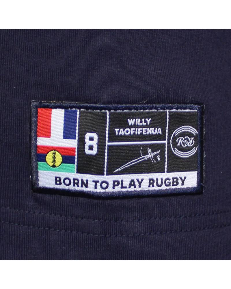 T-shirt Rugby Tatouage Guerrier - Willy Taofifenua