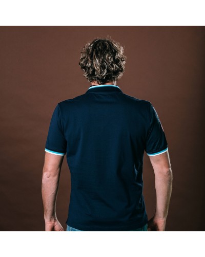 Polo rugby Bras Armé Blanche de Castille - Mirco Bergamasco