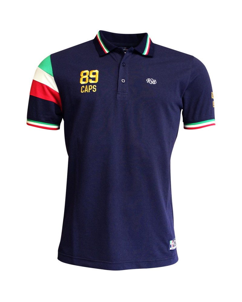 Polo Rugby Azzurro 540 - marine - Mirco Bergamasco Polo Rugby Azzurro 540 - marine - Mirco Bergamasco