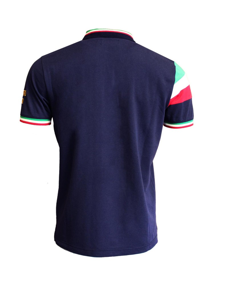 Polo Rugby Azzurro 540 - marine - Mirco Bergamasco Polo Rugby Azzurro 540 - marine - Mirco Bergamasco