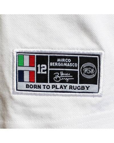 Polo Rugby Azzurro 540 - blanc - Mirco Bergamasco