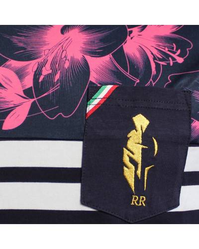 T-shirt Marinière rugby Amore de Parigi - Mirco Bergamasco