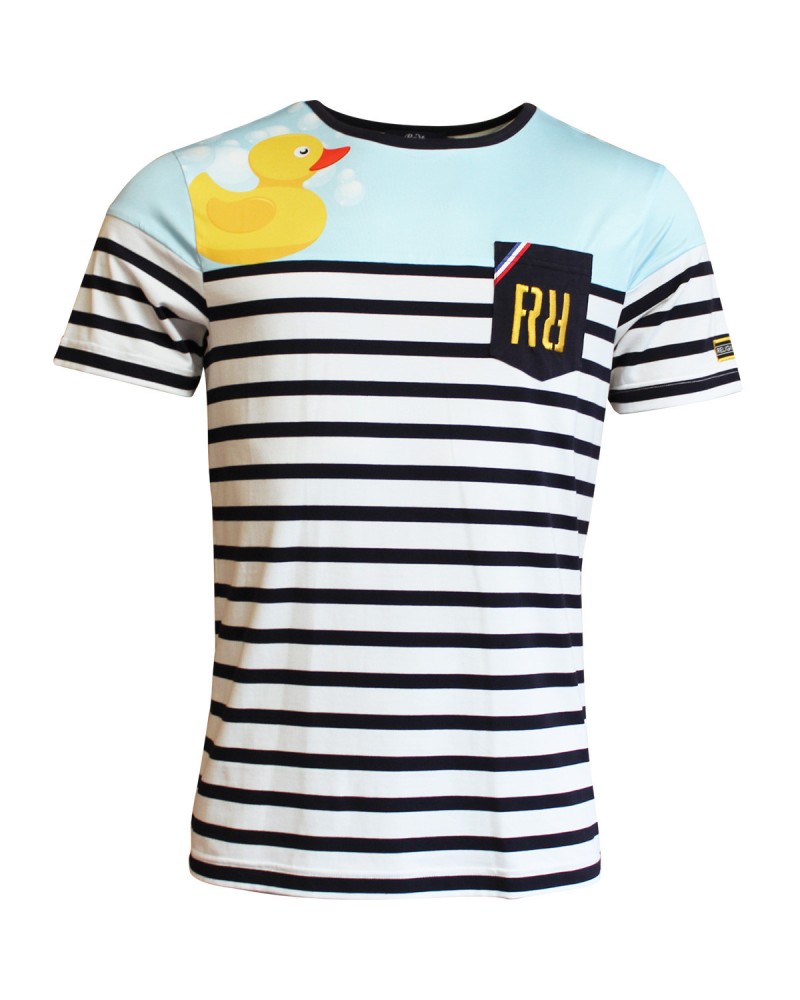 T-shirt Marinière Plastic Duck ciel - Enfant T-shirt Marinière Plastic Duck ciel - Enfant
