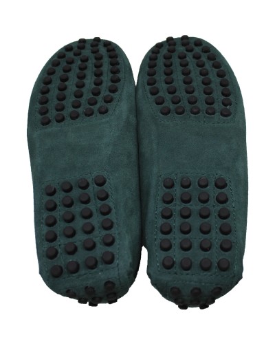 Mocassins en nubuck - vert forêt