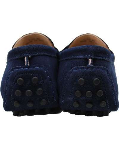 Mocassins en nubuck - marine