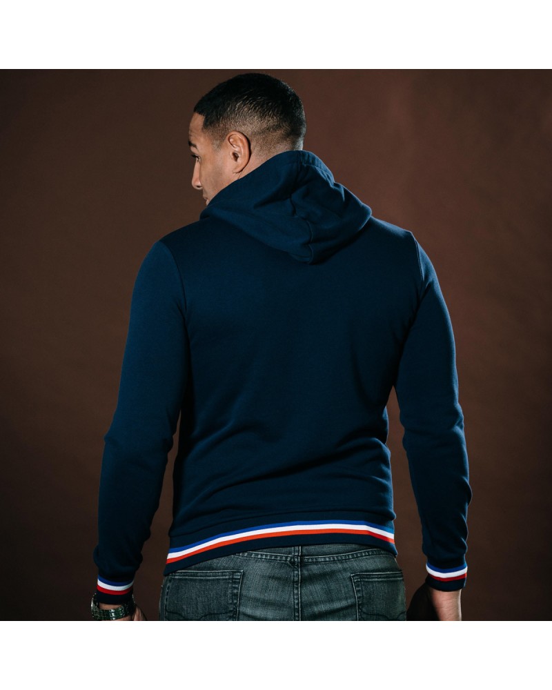 Sweat rugby à capuche Allez les Bleus Sweat rugby à capuche Allez les Bleus