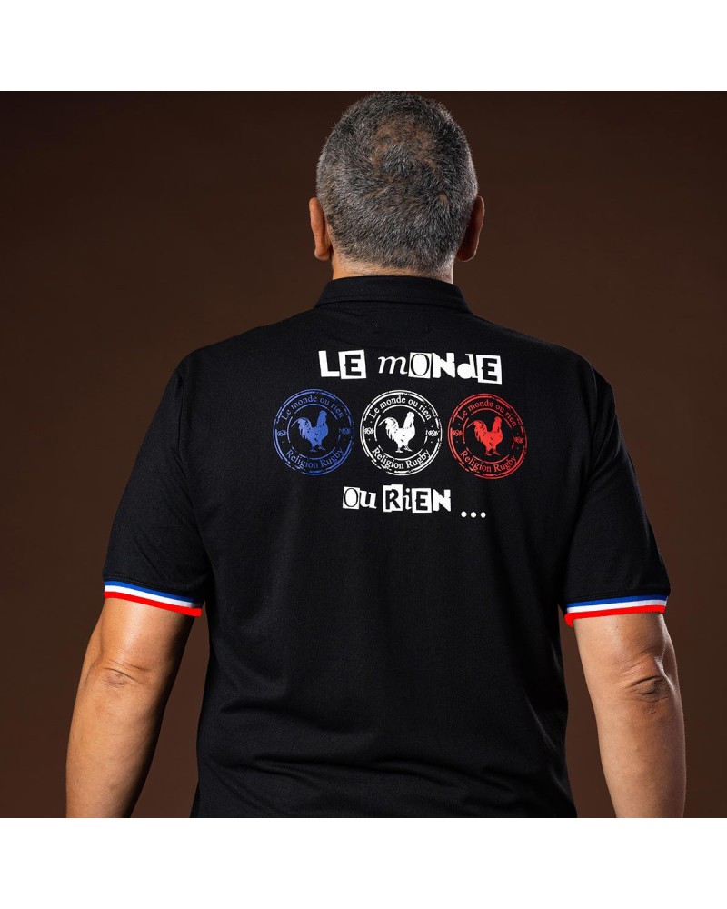 Polo Le Monde ou Rien - Abdelatif Benazzi Polo Le Monde ou Rien - Abdelatif Benazzi