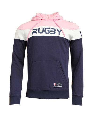 Sweat Rugby Tricolore - Marine