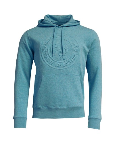 Sweat à capuche Summer Vibe - bleu