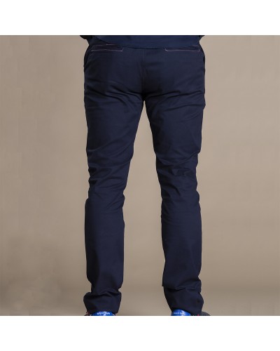 Chino Super French Falzard - Marine