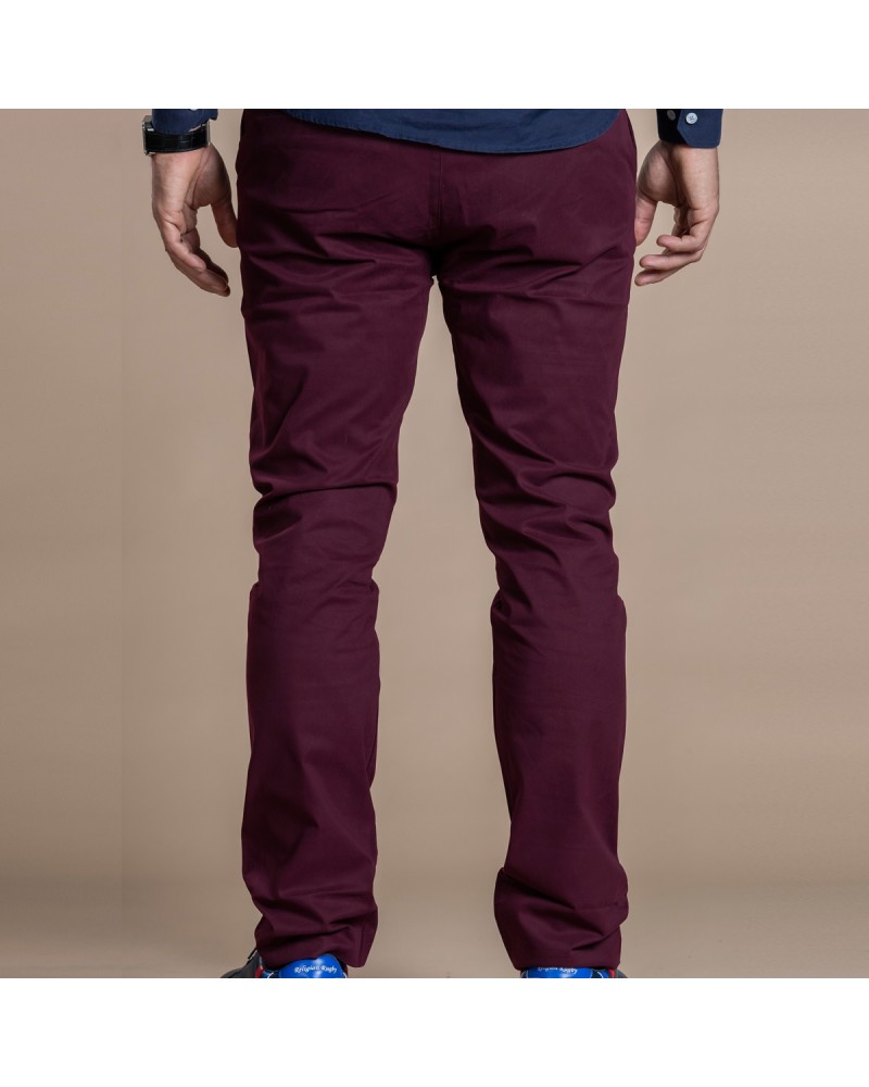 Chino Super French Falzard - Bordeaux Chino Super French Falzard - Bordeaux