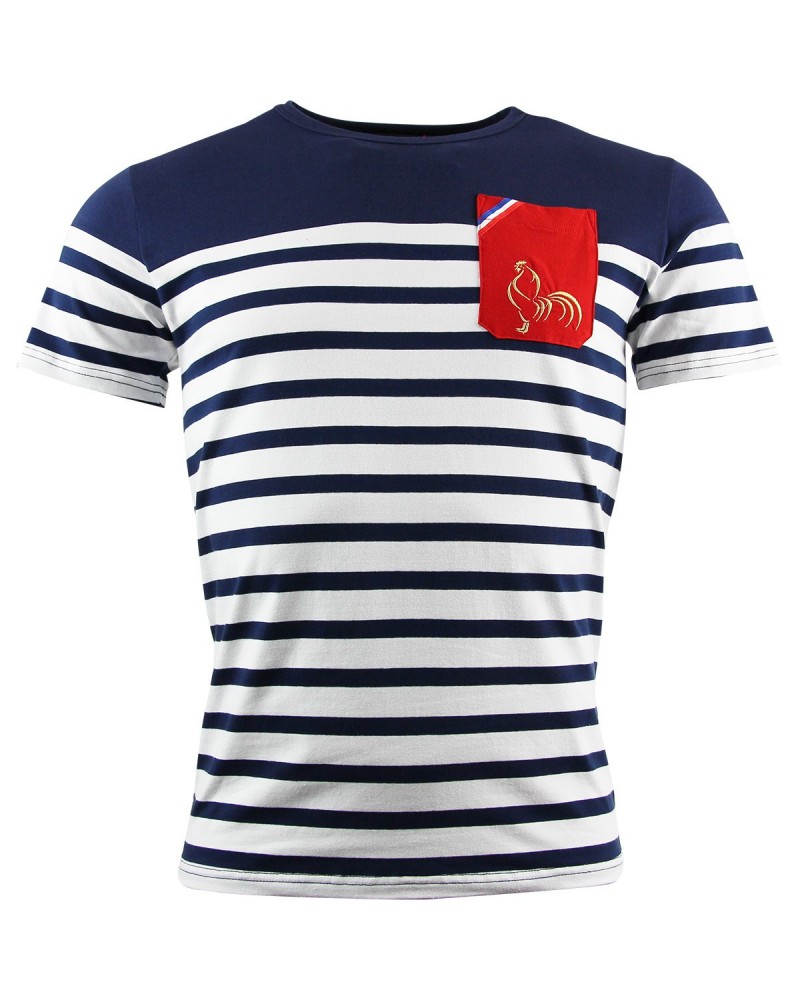 T-shirt rugby Marinière France T-shirt rugby Marinière France