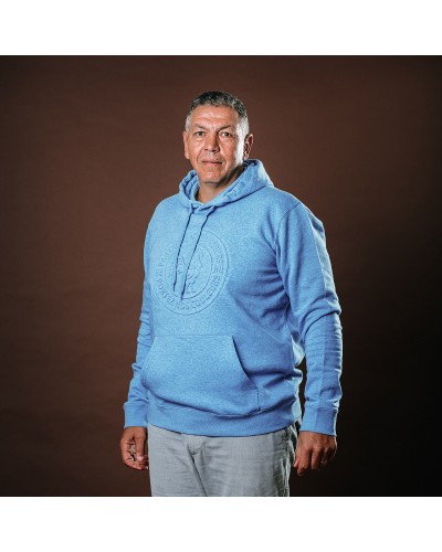 Sweat à capuche Summer Vibe - bleu