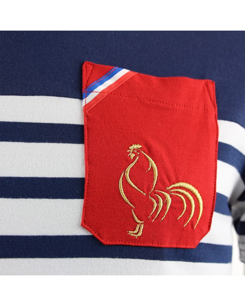T-shirt rugby Marinière France T-shirt rugby Marinière France