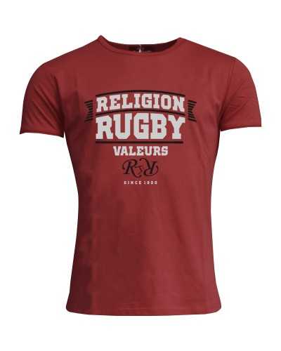 T-shirt Religion Rugby Valeurs