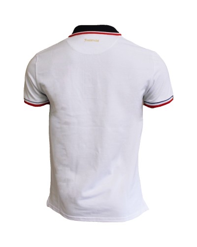 Polo rugby Blanc - France Coq