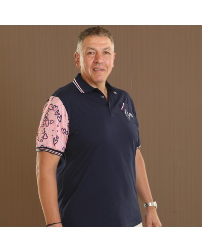 Polo de rugby Bras Rose - Abdelatif Benazzi