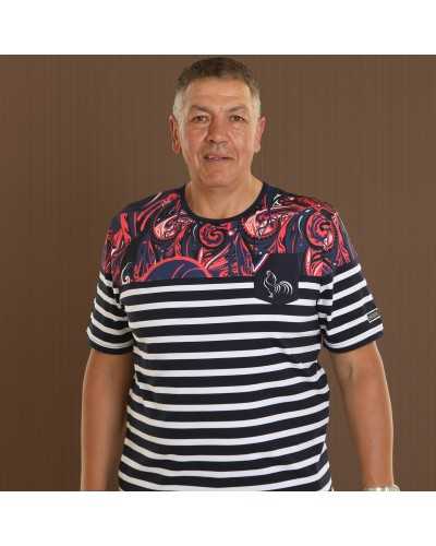 T-shirt rugby Arabesque - Abdelatif Benazzi