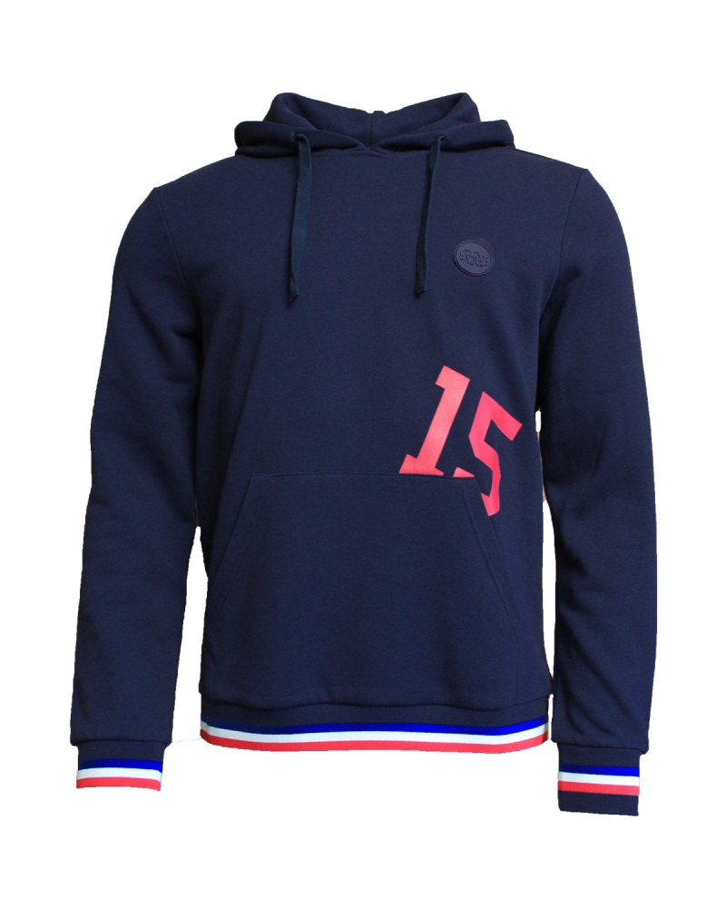Sweat rugby à capuche Allez les Bleus Sweat rugby à capuche Allez les Bleus