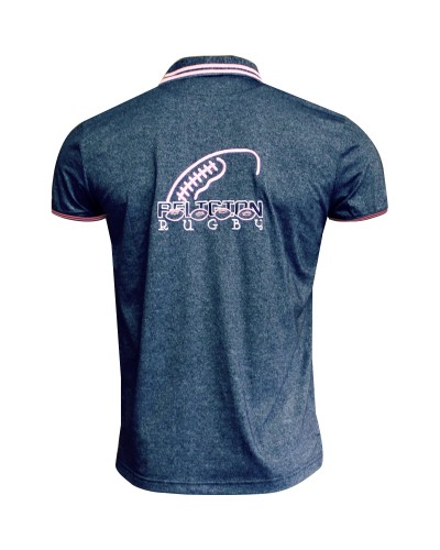 Polo de rugby 'Ballon' Marine
