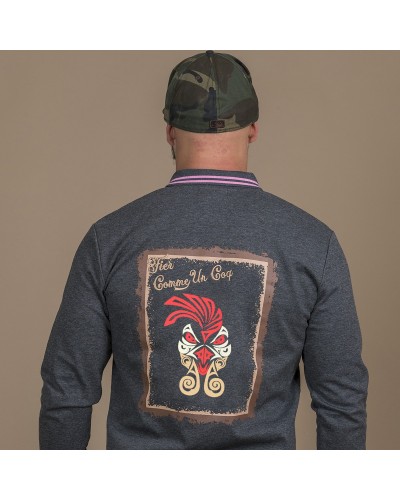 Polo de rugby Coq Tribal - ML