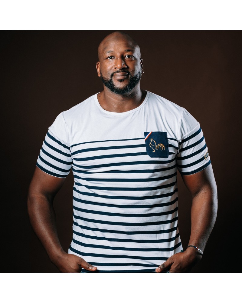 T-shirt rugby France Marinière - La française T-shirt rugby France Marinière - La française