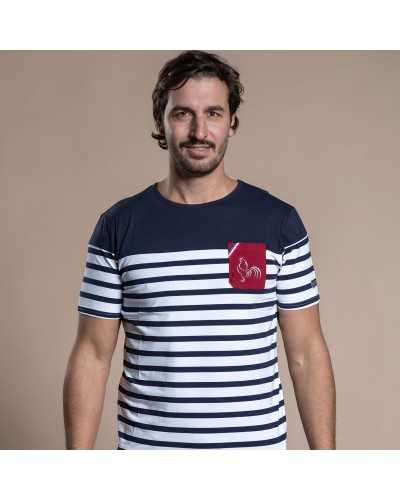 T-shirt rugby Marinière - La Quai de Garonne