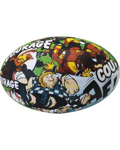 Ballon de Rugby Les Rugbymen™ Courage