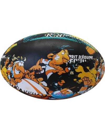 Ballon de Rugby Les Rugbymen™ Esprit d'Équipe