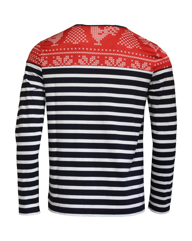 T-shirt de rugby Marinière de Noël - ML T-shirt de rugby Marinière de Noël - ML