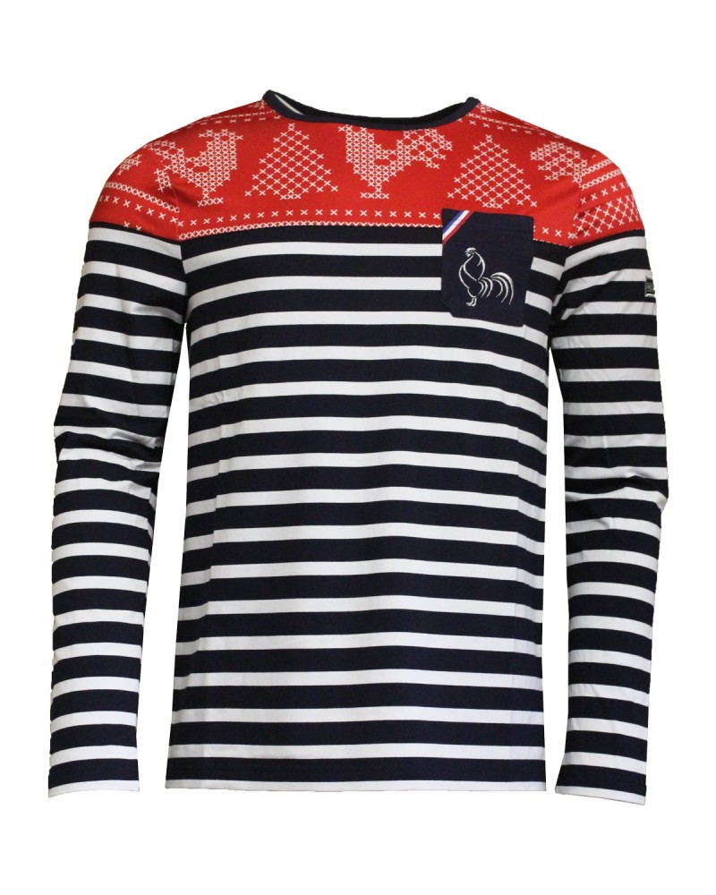 T-shirt de rugby Marinière de Noël - ML T-shirt de rugby Marinière de Noël - ML