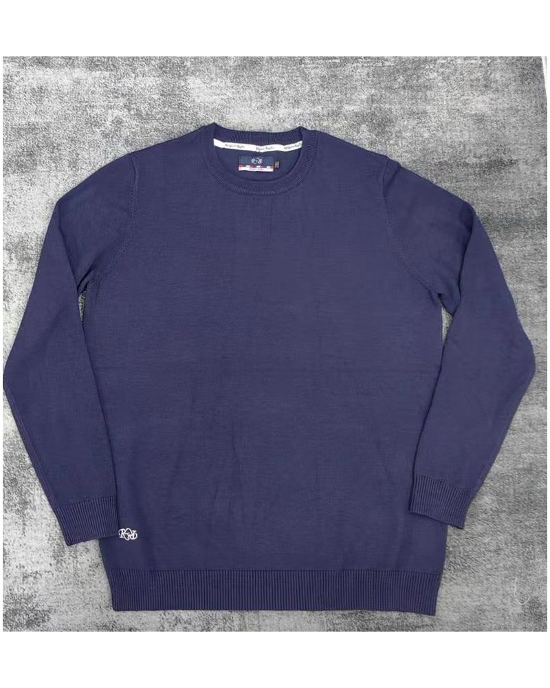 Pull col rond 3ème mi-temps - Marine Pull col rond 3ème mi-temps - Marine