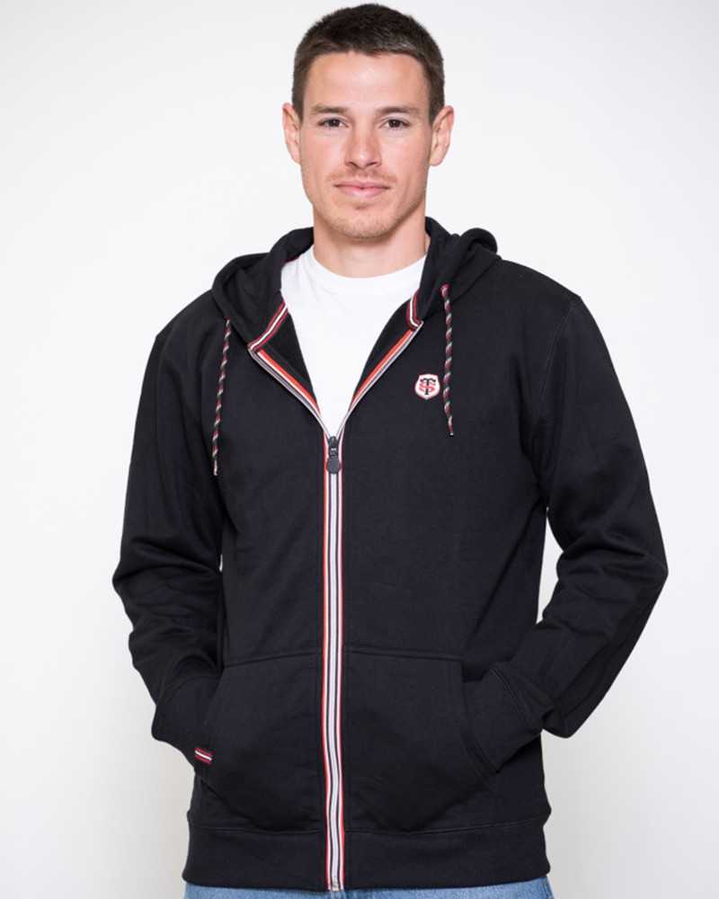 Sweat zippé à capuche Jemy - Stade Toulousain Sweat zippé à capuche Jemy - Stade Toulousain