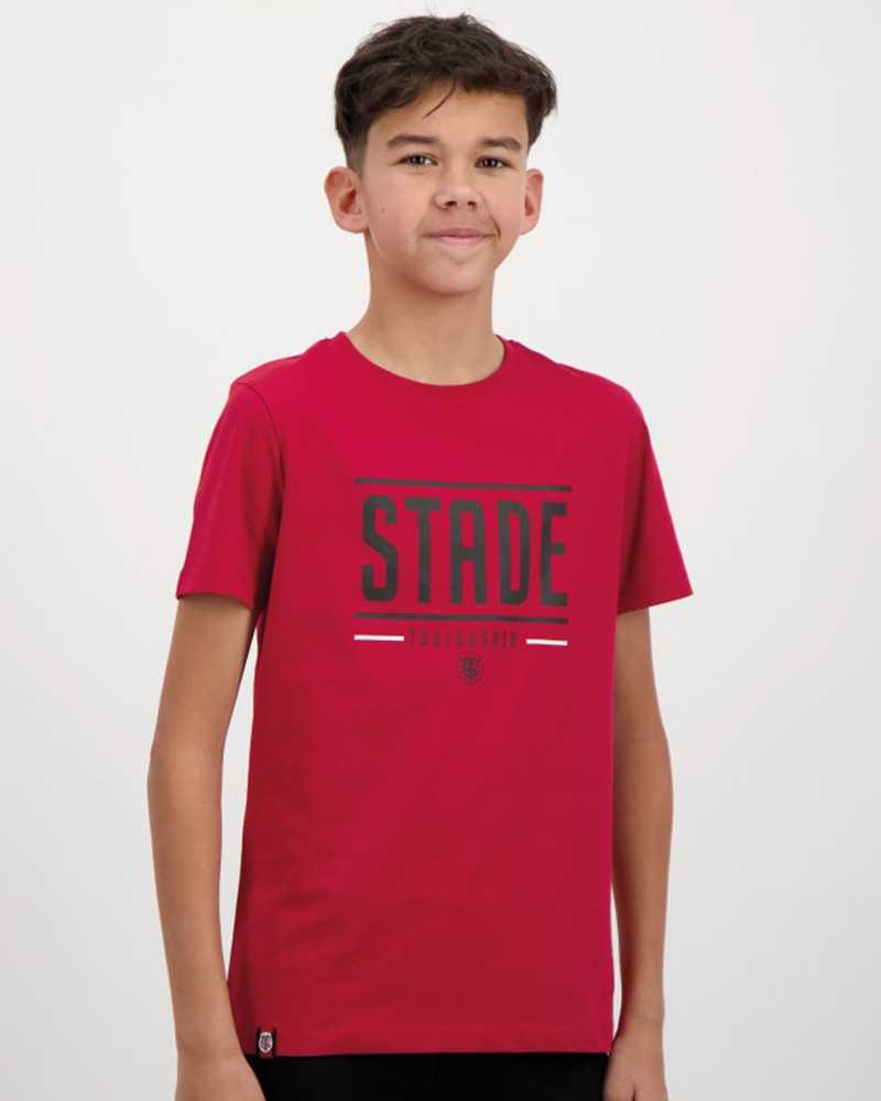 T-shirt Create - rouge - Enfant - Stade Toulousain T-shirt Create - rouge - Enfant - Stade Toulousain