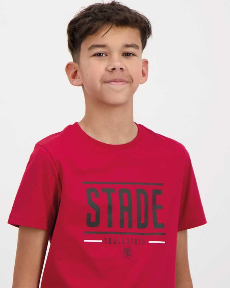 T-shirt Create - rouge - Enfant - Stade Toulousain T-shirt Create - rouge - Enfant - Stade Toulousain