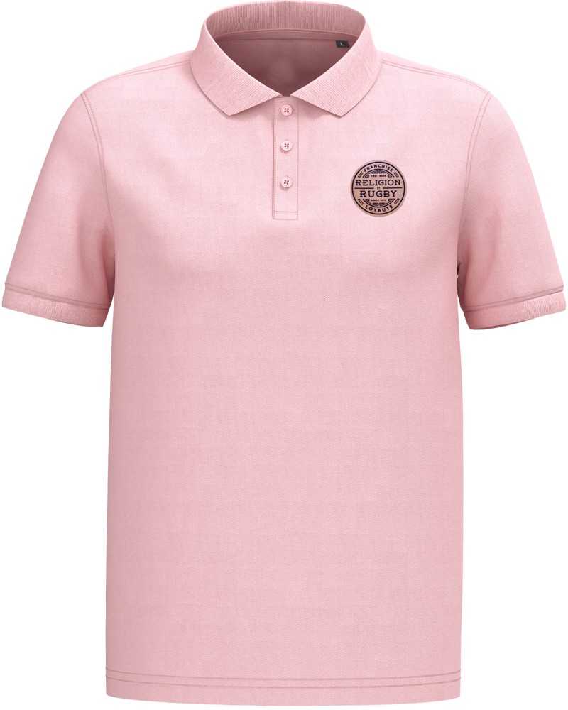Polo Rugby Ecoresponsable - Rose Polo Rugby Ecoresponsable - Rose
