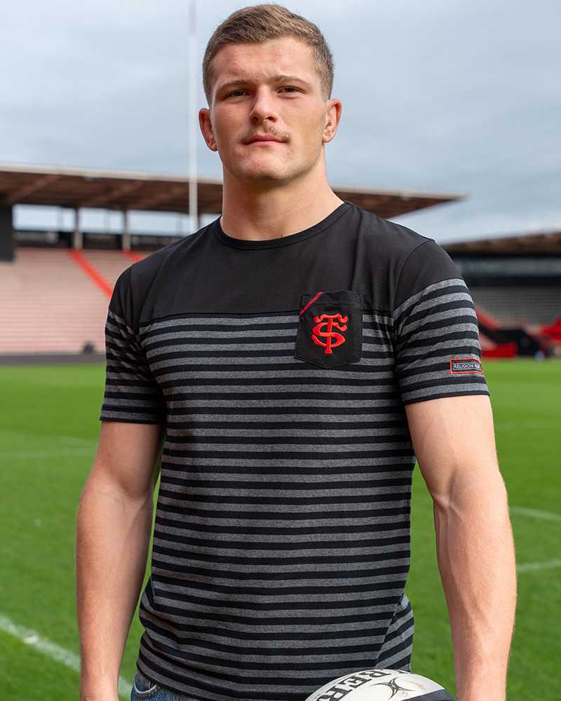 T-shirt Marinière La Prestige - Enfant - Stade Toulousain x Religion Rugby