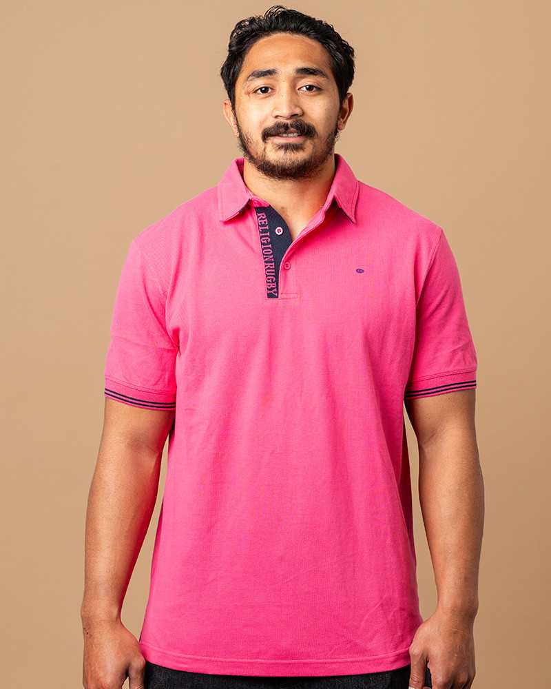 Polo rugby fuchsia Générosité