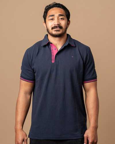 Polo rugby marine Respect