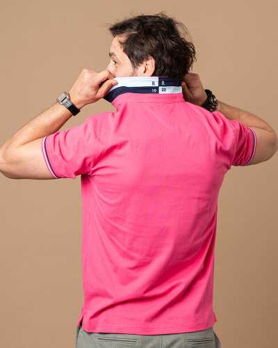 Polo rugby Pelous 118 fuchsia