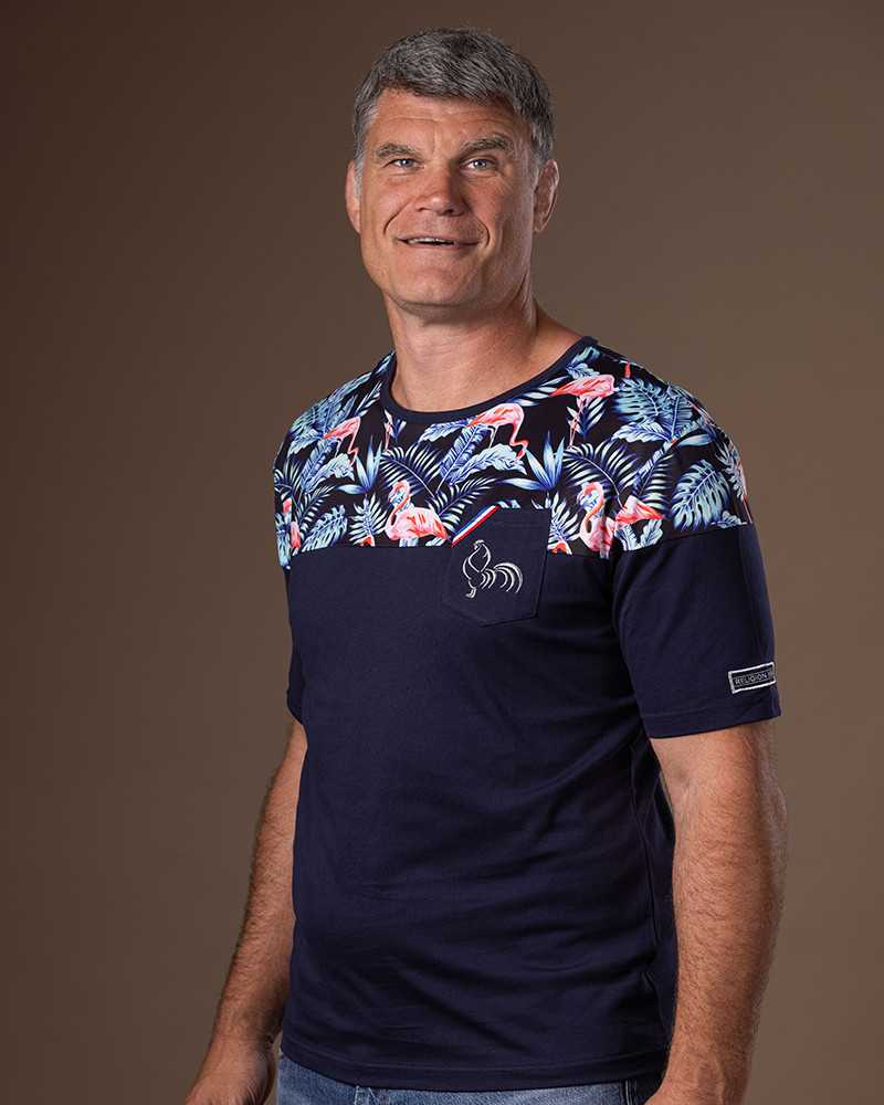 T-shirt Rugby Flamingo