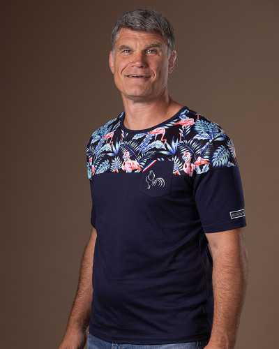 T-shirt Rugby Flamingo