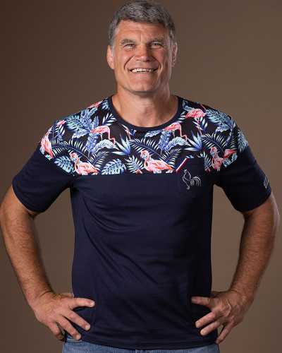 T-shirt Rugby Flamingo