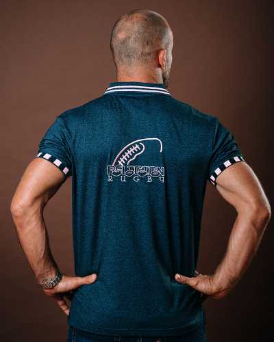 Polo de rugby 'Ballon' Marine