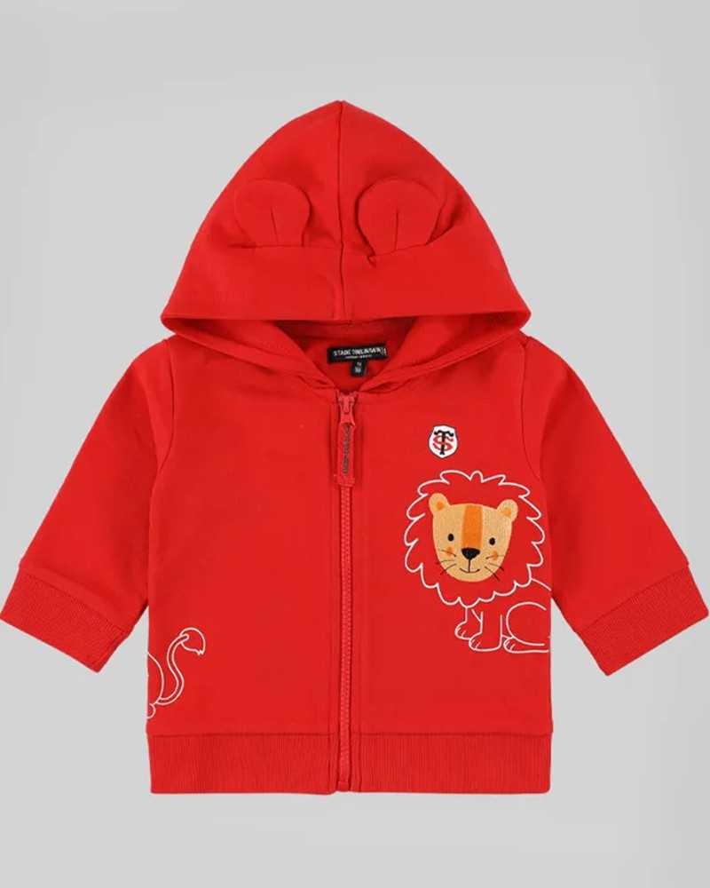 Veste à capuche Bébé Lion - Stade Toulousain