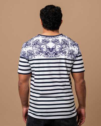 T-shirt Marinière Skull Franchise